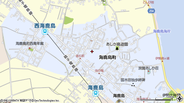 〒288-0005 千葉県銚子市海鹿島町の地図