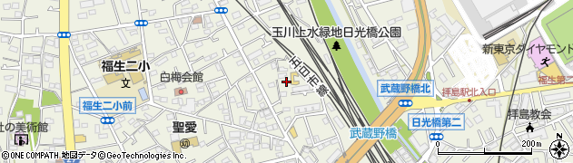 東京都福生市熊川1376周辺の地図