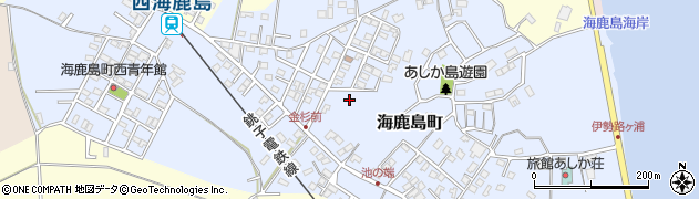 千葉県銚子市海鹿島町周辺の地図