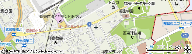 東京都福生市熊川1632周辺の地図