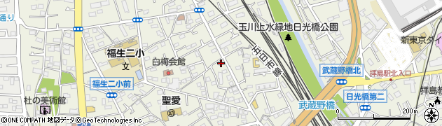 東京都福生市熊川514周辺の地図