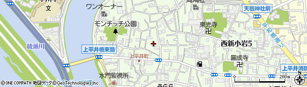 東京都葛飾区西新小岩5丁目6-14周辺の地図