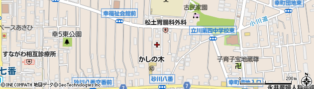 東京都立川市幸町周辺の地図