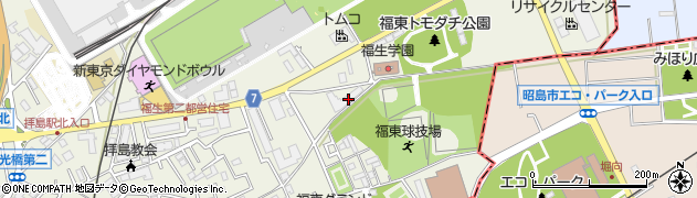 東京都福生市熊川1628周辺の地図
