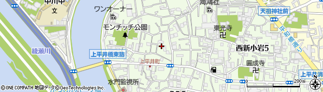 東京都葛飾区西新小岩5丁目6周辺の地図