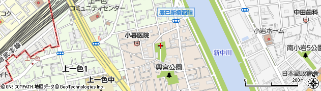 興之宮神社周辺の地図