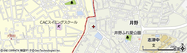 千葉県佐倉市井野1664周辺の地図