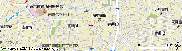 ポーラ化粧品新田無営業所周辺の地図
