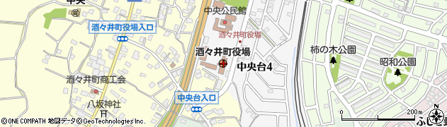 千葉県印旛郡酒々井町周辺の地図