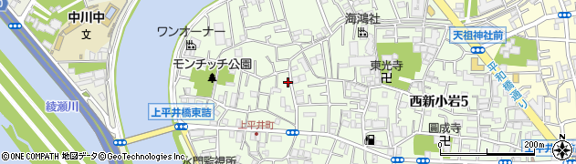 東京都葛飾区西新小岩5丁目6-10周辺の地図