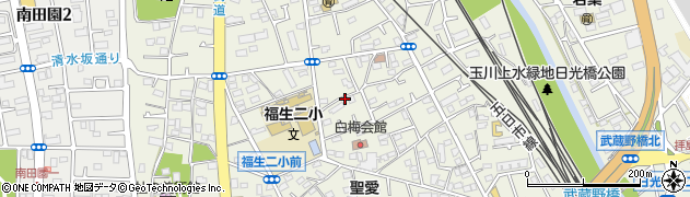 東京都福生市熊川555周辺の地図