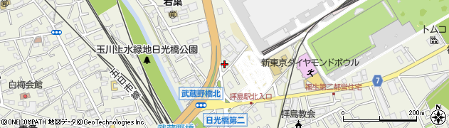 東京都福生市熊川1447周辺の地図