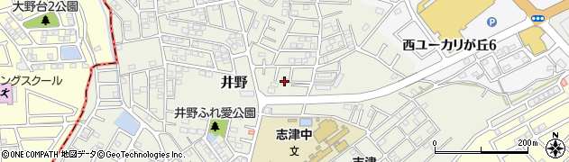 千葉県佐倉市井野1119周辺の地図