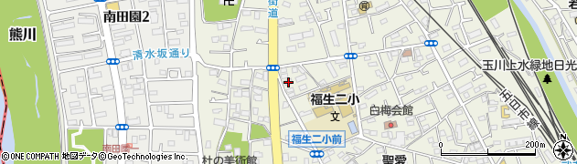 東京都福生市熊川618周辺の地図