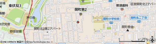 東京都練馬区関町北3丁目周辺の地図