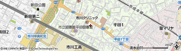 ヤマザキミシン修理店周辺の地図