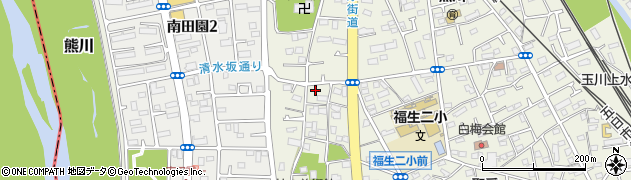 東京都福生市熊川675-8周辺の地図