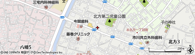 千葉銀行北方ＳＴハイツビル ＡＴＭ周辺の地図