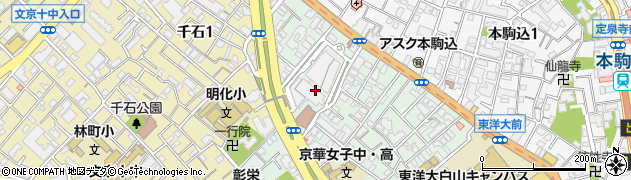 東京都文京区白山5丁目16周辺の地図