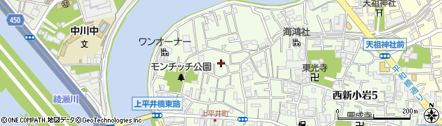 東京都葛飾区西新小岩5丁目5-19周辺の地図