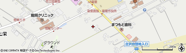 千葉県富里市七栄695周辺の地図