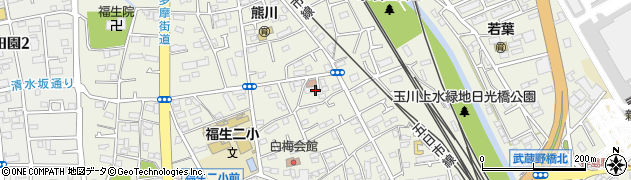 東京都福生市熊川545周辺の地図