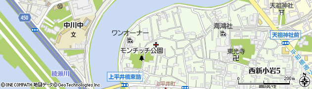 東京都葛飾区西新小岩5丁目5-25周辺の地図