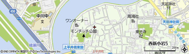 東京都葛飾区西新小岩5丁目5-5周辺の地図