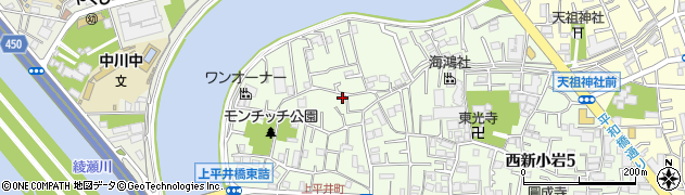東京都葛飾区西新小岩5丁目5-10周辺の地図