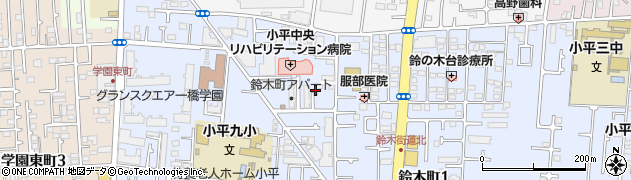 東京プロパンガス株式会社　北多摩営業所周辺の地図
