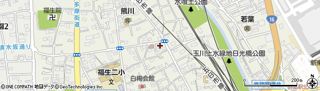 東京都福生市熊川543周辺の地図