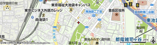 肉バル×クラフトビール×日本酒 池袋の風周辺の地図