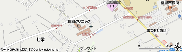 千葉県富里市七栄706周辺の地図