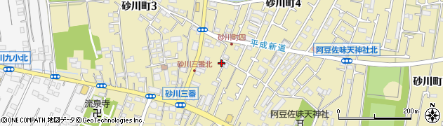 東京都立川市砂川町4丁目15-6周辺の地図