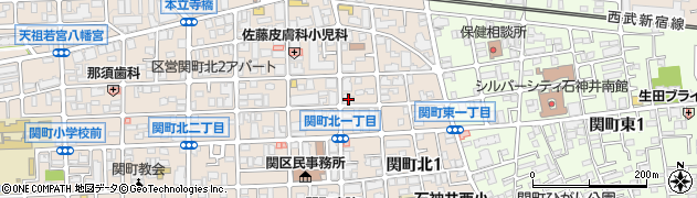 東京ヘルスケア機能訓練センター関町周辺の地図