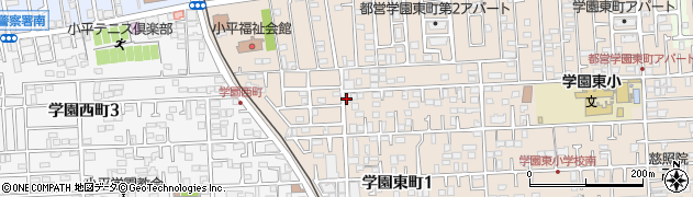 株式会社ひばりクリーニング　一橋学園店周辺の地図