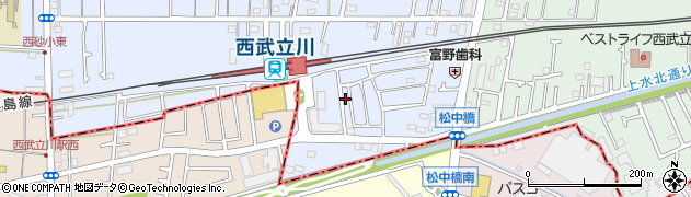 東京都立川市西砂町1丁目2-133周辺の地図