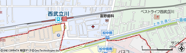 東京都立川市西砂町1丁目2-82周辺の地図