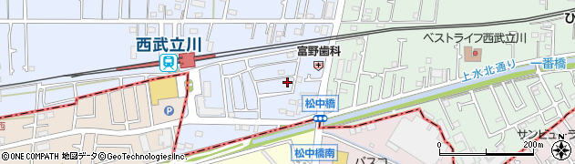 東京都立川市西砂町1丁目2-79周辺の地図