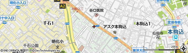 文京白山五郵便局 ＡＴＭ周辺の地図