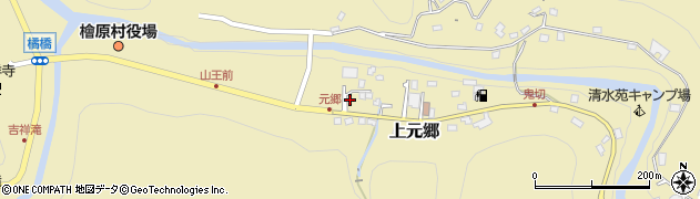 東京都西多摩郡檜原村416周辺の地図
