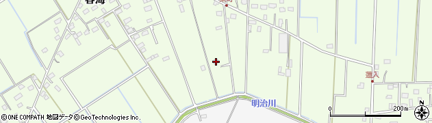 千葉県匝瑳市春海497周辺の地図