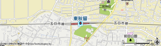 東秋留駅周辺の地図