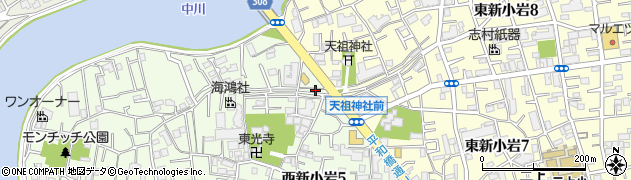 東京都葛飾区西新小岩5丁目22-12周辺の地図