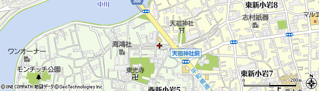 東京都葛飾区西新小岩5丁目22-14周辺の地図