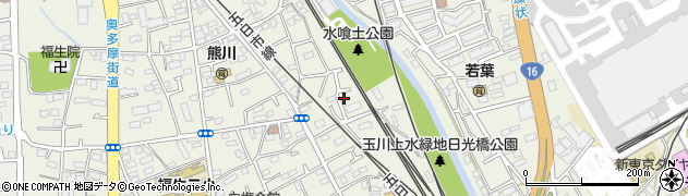 東京都福生市熊川1363-22周辺の地図