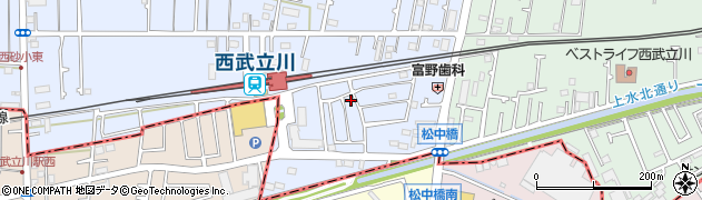 東京都立川市西砂町1丁目2-114周辺の地図