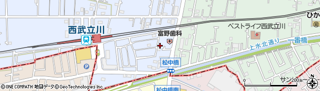 東京都立川市西砂町1丁目2-48周辺の地図