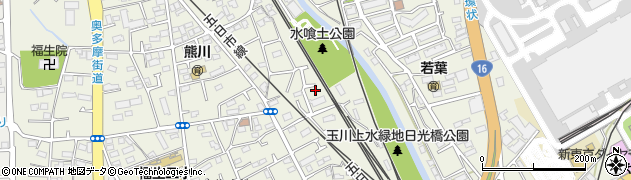 東京都福生市熊川1363-24周辺の地図