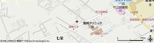 千葉県富里市七栄865-1周辺の地図